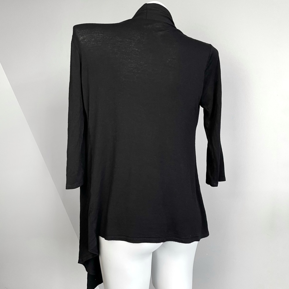 Black Punk Studded Shoulder Cardigan - Picture 3 of 4